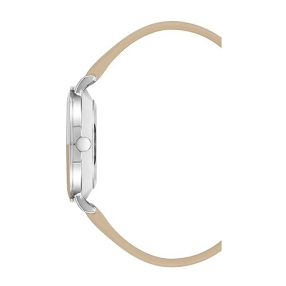 Women's New Strap Watch Tan /Silver - Picture 3 of 6
